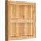 Ekena Millwork Framed Board-n-Batten Shutters, Rough Sawn Western Red Cedar, 21 1/2W x 20H, PR RBF06S21X020RWR - alternate 3